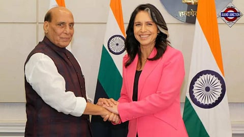 Rajnath Singh urges US spy chief Tulsi Gabbard to act against Khalistani outfit SFJ