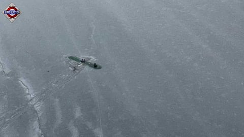 Alaska Lake Crash: The three were rescued by the Alaska Army National Guard.