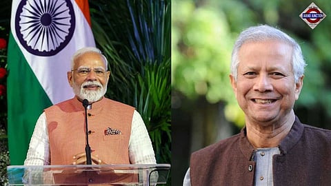 PM Modi wished Muhammad Yunus on becoming the chief of interim government in Bangladesh.