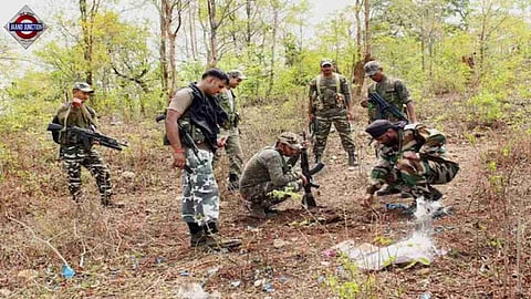 Large cache of weapons and ammunition recovered.