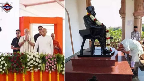 PM Modi with RSS chief Mohan Bhagwat.