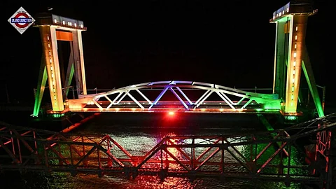 Pamban Bridge built for Rs 550 crore, features a 72.5-metre lift span.