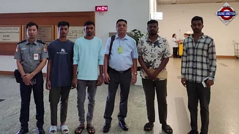 Four more Indian nationals were repatriated from Myawaddy cyber-scam networks on Friday.