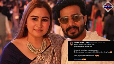 Vishnu Vishal And Badminton Champion Jwala Gutta Welcome Their 1st Child, A Baby Girl