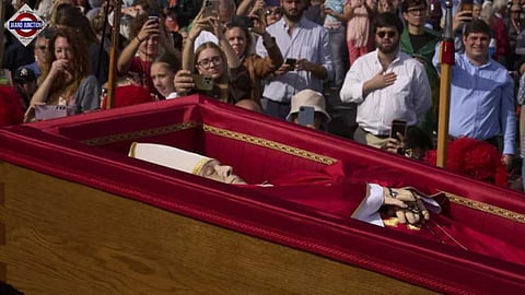 Pope Francis To Be Laid To Rest Today.
