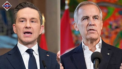 Liberal Prime Minister Mark Carney and Conservative leader Pierre Poilievre.