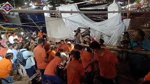 8 killed in wall collapse at temple in Andhra Pradesh's Simhachalam.