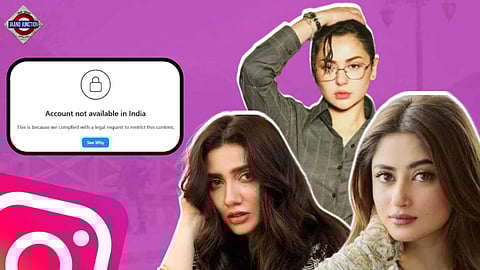 Instagram accounts of several Pak actors including Hania Aamir's blocked in India.