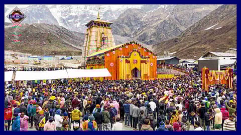 Portals of Kedarnath dham opened for devotees.
