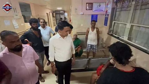 Goa Chief Minister Pramod Sawant is at the hospital to check on the victims.