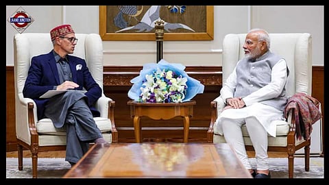 PM Modi with Omar Abdullah