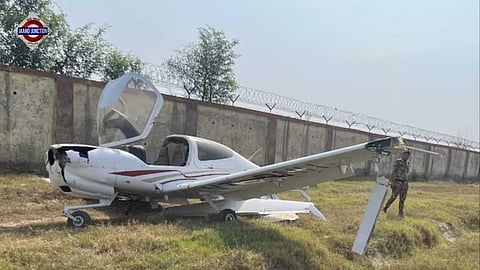 Trainee aircraft crash in UP.