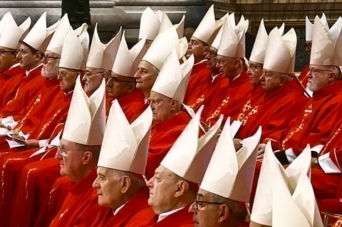 Cardinals' Staff Take Secrecy Oath As Sistine Chapel Gets Ready For New Pope Ahead of Conclave