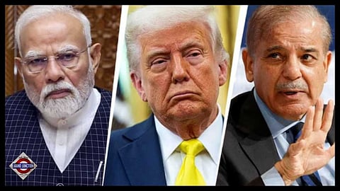 Trump said US mediated ceasefire talks between India and Pakistan.