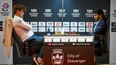 D Gukesh defeats World No.1 Magnus Carlsen again, takes sole lead at Grand Chess Tour.