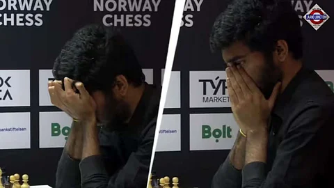 D Gukesh's meltdown after blunder; Carlsen clinches 7th Norway Chess title