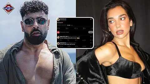 Badshah faced backlash for his comment about Dua Lipa on X.