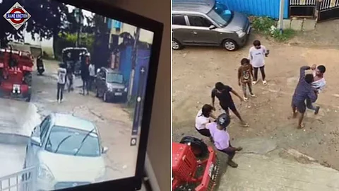 Woman molested in Bengaluru by group of drunk men.