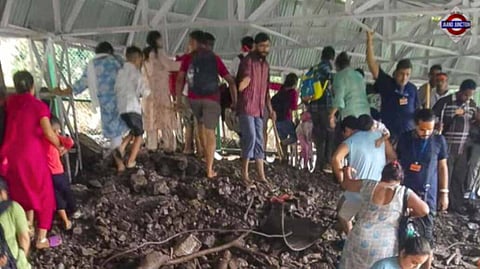 Landslide on Mata Vaishno Devi Track Halts Battery Car Service Amid Heavy Rains