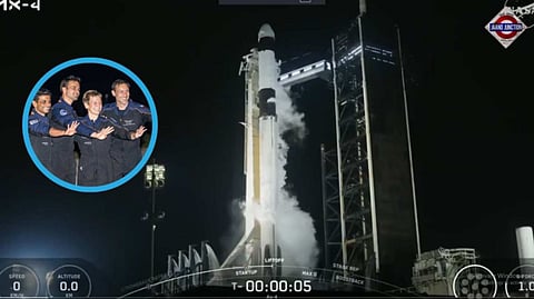 Shubhanshu Shukla Heads To Space As Falcon 9 With Axiom-4 Crew Lifts Off