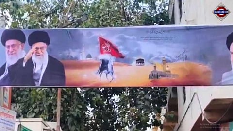 Tension Erupts in Pune as Khamenei Banners and Iranian Flags Appears
