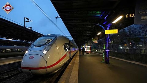 A man attacked co-passengers on a train with an axe in Germany's Bavaria.