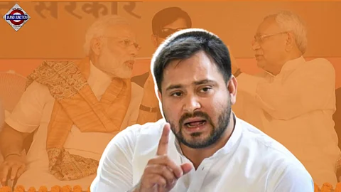 Tejashwi Yadav attacks PM Modi, Nitish Kumar over rising crime in Bihar ahead of the Assembly polls.