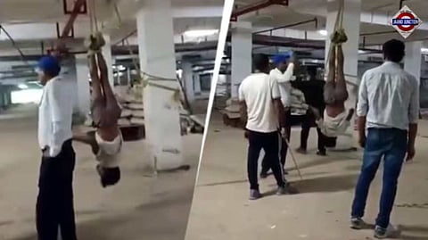 Migrant Worker Hung Upside Down And Beaten In Gurugram, Four Men Detained Following Viral Footage