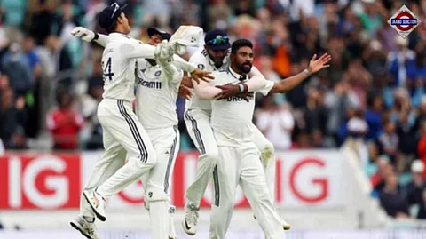 India Stuns England with Thrilling Win: Siraj's Five-Wicket Haul Secures Series Draw