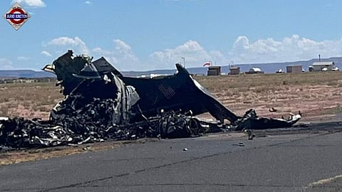 Medical transport plane crashes in Northern Arizona