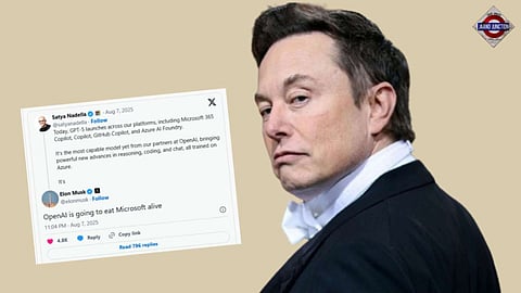 "OpenAI Will Eat Microsoft Alive", Tweets Elon Musk After GPT-5 Launch