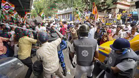Chaos Erupts At RG Kar Protest