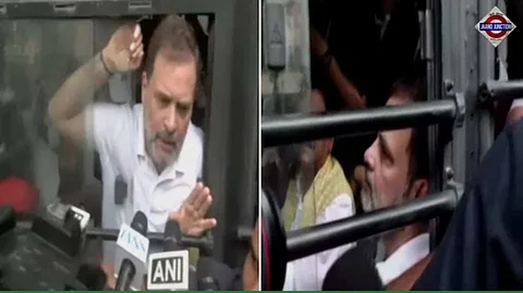 Rahul Gandhi, Opposition Leaders Detained By Police Over Poll Body March