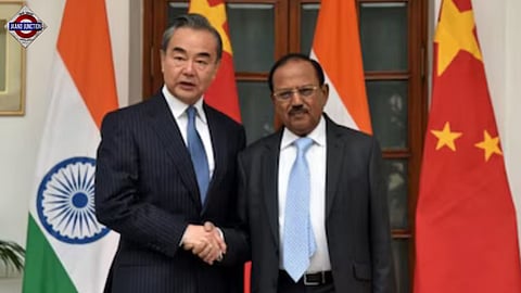 Chinese Foreign Minister Wang Yi and Indian NSA Ajit Doval