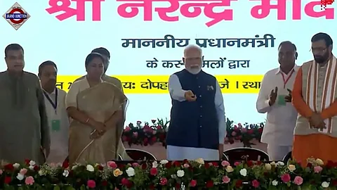 PM Modi inaugurated the Delhi section of UER-II and Dwarka Expressway from Rohini.