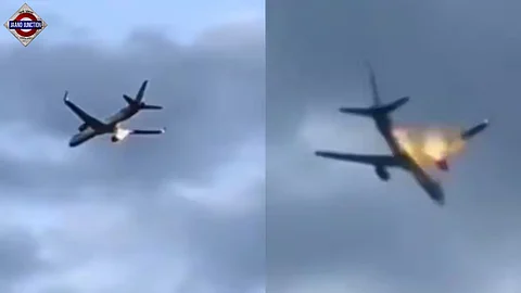 Germany-Bound Flight Catches Fire Mid-Air