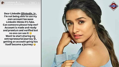 Bollywood Star Shraddha Kapoor's LinkedIn Drama