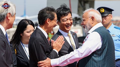 PM Modi lands in Japan