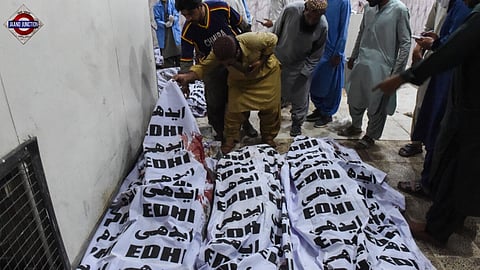 14 killed in suicide bombing attack.
