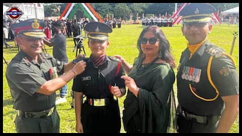The Indian Army congratulated Lt Dhadwal and praised her family's long-standing dedication to the nation.