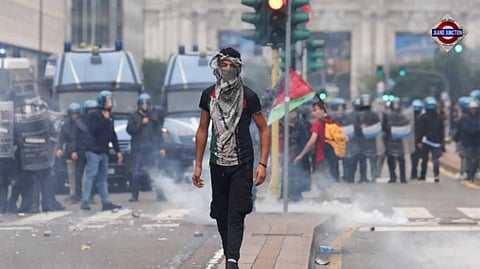 Protests In Italy Over Meloni's Refusal To Recognise Palestinian State, Many Reported Injured