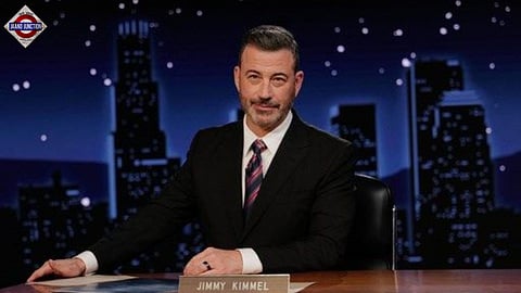 Late-night host Jimmy Kimmel returned to TV after a week's suspension.
