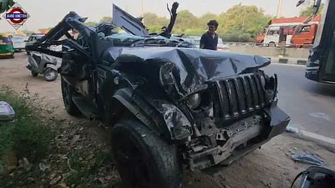 Gurugram Thar accident