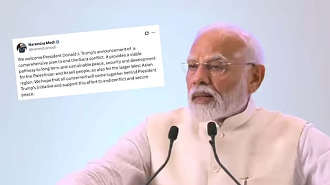 Viable pathway to long-term peace: PM Modi welcomes Trump's Gaza plan to end the war in Gaza