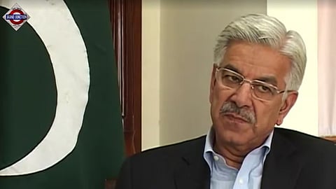 Pakistan's Defence Minister Khawaja Asif.