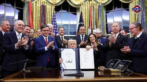 Donald Trump signs government funding bill, ending shutdown after record 43-day disruption