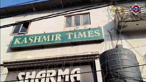 Kashmir Times office raided, AK rifle cartridges recovered; editors slam action