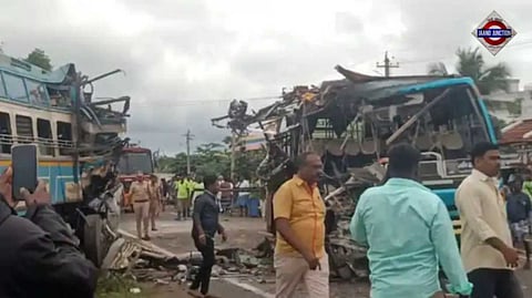 6 Killed, 28 Injured After Buses Collide Head-On In Tamil Nadu's Tenkasi