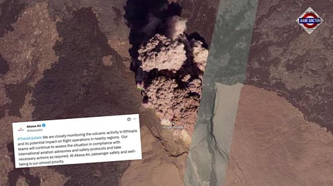 IndiGo diverts flight, Akasa on alert as Ethiopia volcano erupts in 10,000 years
