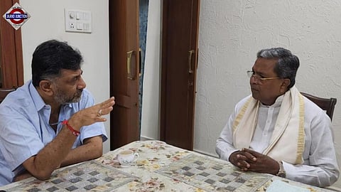 Karnataka CM Siddaramaiah and his deputy DK Shivakumar.